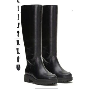 Lucky brand Cirila High Tall Black Color Boots In New Conditionb